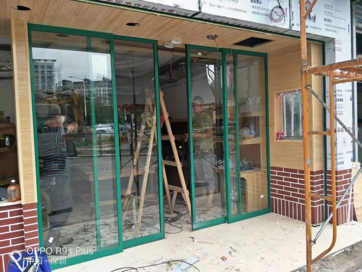 水果店玻璃自動感應門 水果店玻璃自動感應門