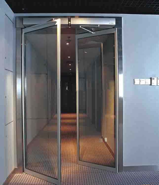 玻璃自動平開門 玻璃自動平開門