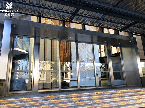 平移感應(yīng)玻璃自動(dòng)門-深圳紫元園大廈案例圖片 平移感應(yīng)玻璃自動(dòng)門-深圳紫元園大廈案例圖片